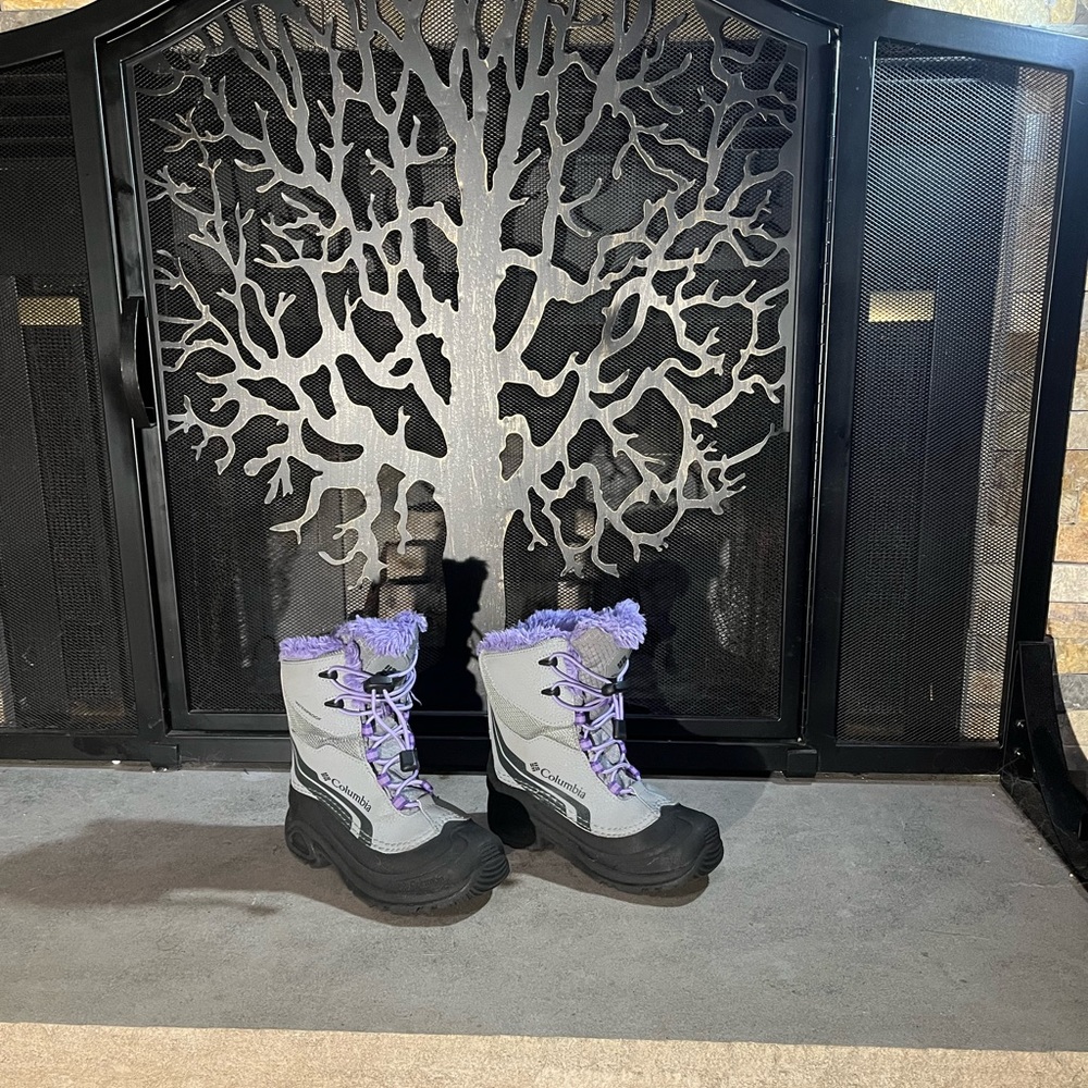 Kids waterproof Columbia snow boots
